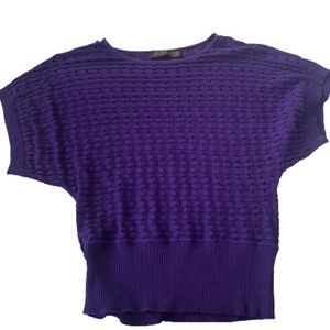 THE LIMITED Cap-Sleeve Knit Sweater